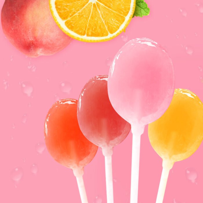 Flat Fruit Lollipops | Custom OEM/ODM Candy Manufacturing | China Candy ...